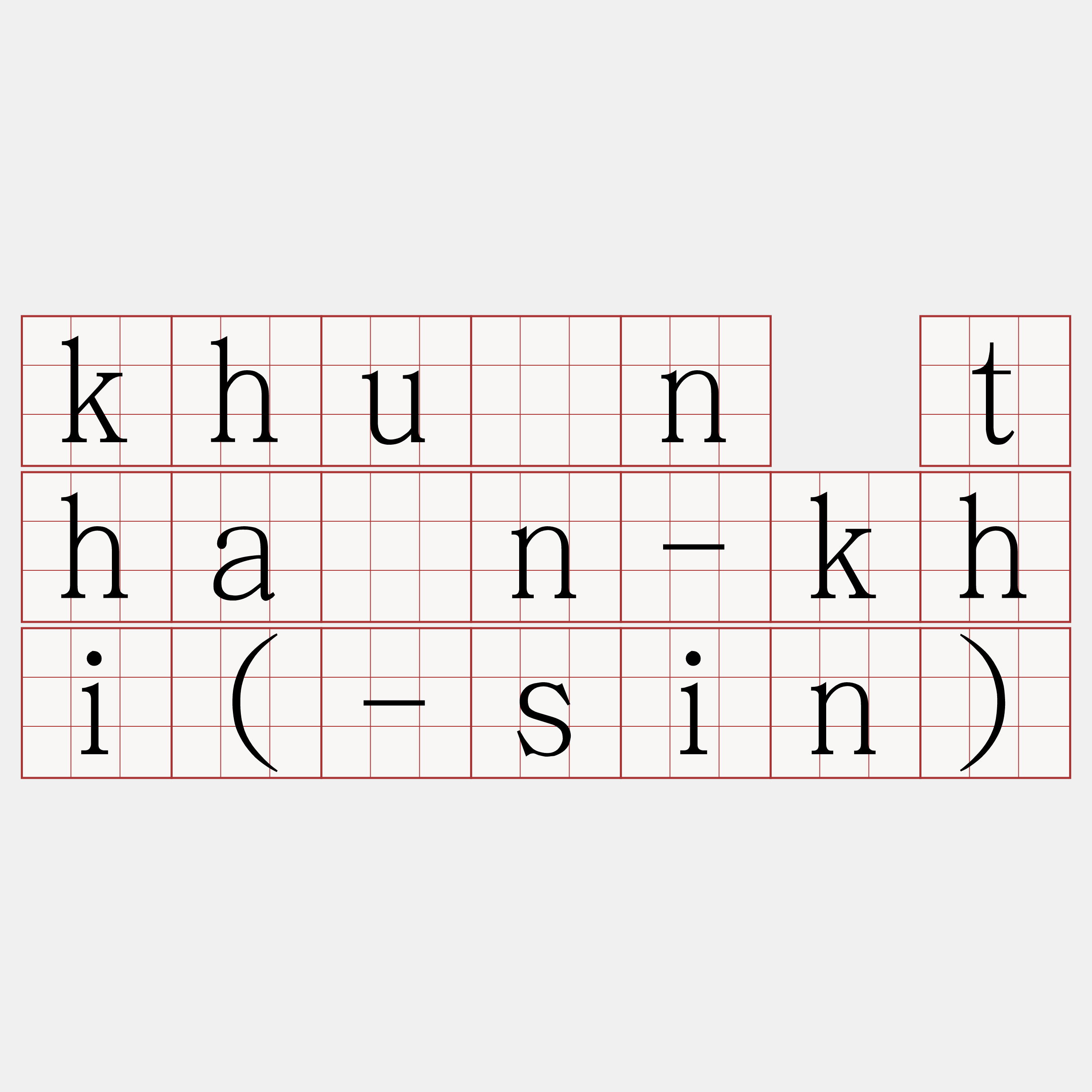 khùn thán-khi(-sin)